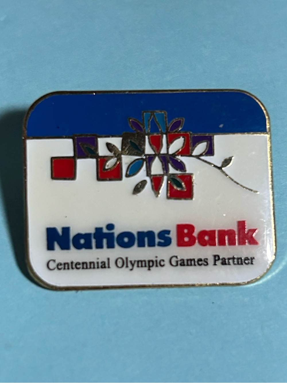 1996 Nations Bank Centennial Olympic pin